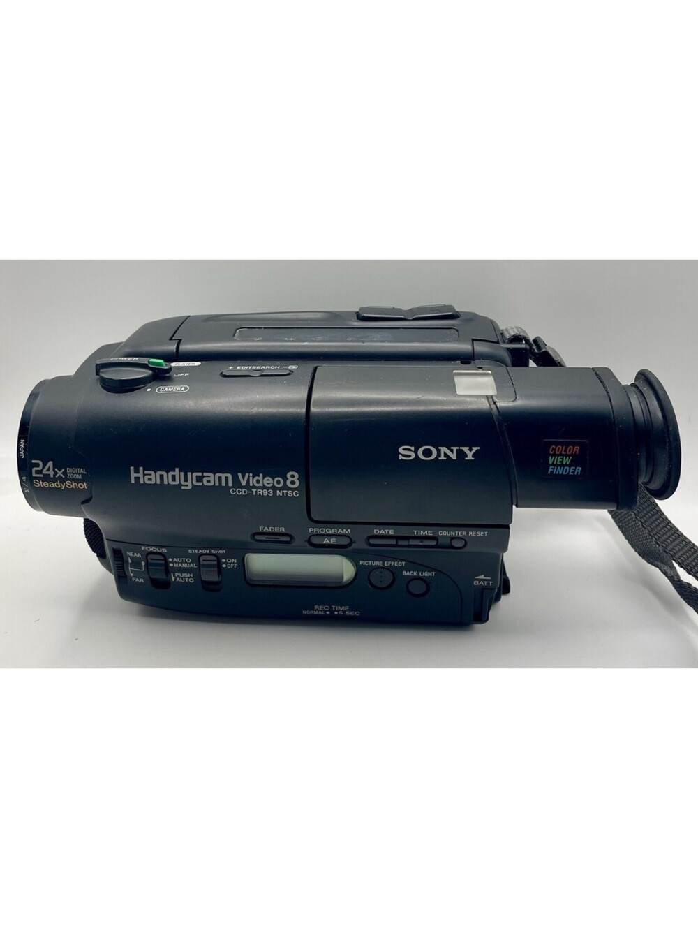 Sony Handycam 8mm Video 8 Video Camera Recorder CCD-TR93 - W/ Wall Plug AC-V16